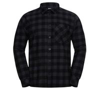 Jack Wolfskin Lite Flannel Langarmhemd S Check Black