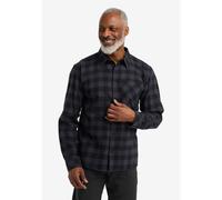 Jack Wolfskin Herren Lite Flannel Shirt Hemd, Check Black, XL EU