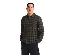 Jack Wolfskin Herren Lite Flannel Shirt Hemd, Check Obsidian Moss, 3XL EU
