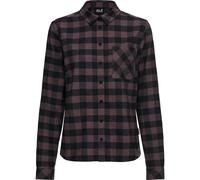 Jack Wolfskin Lite Flannel Shirt W check sheer plum (T0600) 2XL