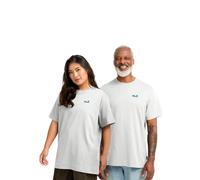 Jack Wolfskin Live Wild T-Shirt T-Shirt aus Bio-Baumwolle Unisex S multi color PAW stark white