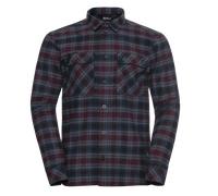 Jack Wolfskin M Baja Flannel Shirt M Herren - Check Dark Navy - XXL
