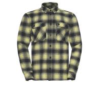 Jack Wolfskin M Baja Flannel Shirt M Herren - Check Lemon Ice - XXL