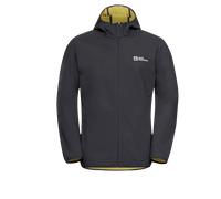 Jack Wolfskin M Bornberg Hoody M Herren Jacke - Phantom - Chartreuse