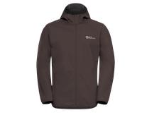 Jack Wolfskin M Bornberg Hoody M, Peat / 4XL, Herren Jacke