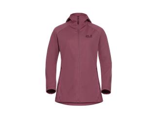 Jack Wolfskin M Hike With Me Hoody W Herren - Raisin - S
