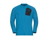 Jack Wolfskin M Prelight Trail Crew M, Aurora Blue / XL, Herren