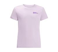 Jack Wolfskin Mädchen Active SOLID T K T-Shirt, Pale Lavendar, 140 cm