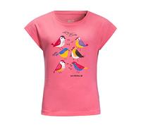 Jack Wolfskin Mädchen Tweeting Birds G T Shirt, pink lemonade, 164 EU