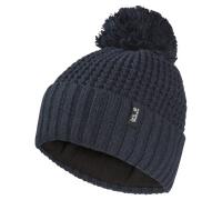 Jack Wolfskin Medley Knit Beanie Women Gefütterte Strickmütze Damen S blue A65237_C0413_A06