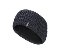 Jack Wolfskin Medley Knit Headband Women Stirnband mit Fleecefutter Damen M blue dark navy