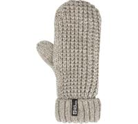 Jack Wolfskin Medley Knit Mitten Damen Fingerhandschuhe, braun M