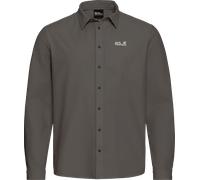 Jack Wolfskin Men's Prelight Suncool Ls Shirt Flint XL