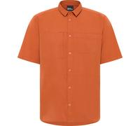 Jack Wolfskin Men's Sierra Canyon Sortsleeve Shirt Burnt Orange M