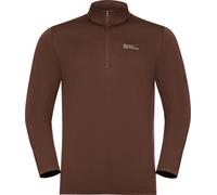 Jack Wolfskin Men's Sky Thermal Half Zip Hot Choc XL