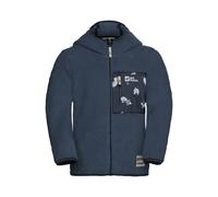 Fleecejacke JACK WOLFSKIN "MOOMIN ICE CURL K", Kinder, Gr. 104, midnightsky, Oberstoff: 100% POLYESTER; Kontrastmaterial 1: 100% POLYESTER; Futter 1: 100% POLYESTER, Jacken (37159510-104) midnightsky