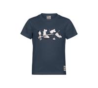Jack Wolfskin Moomin T-Shirt Kids T-Shirt aus Bio-Baumwolle Kinder mit MOOMIN-Motiv 104 allover print ICON midnight sky