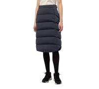 A-Linien-Rock JACK WOLFSKIN "MORGENTAU SKIRT W", Damen, Gr. M (38/40), blau (schwarz, navy), Obermaterial: 87% Polyamid, 13% sonstige Fasern. Futter: 100% Polyester. Füllung: 80% Entendaune, 20% Feder