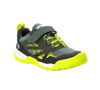 Jack Wolfskin Multifunktionsschuhe Villi Action Low (atmungsaktiv, leicht) grün/gelb Kinder, Größe Euro (US) 36 (4,5)