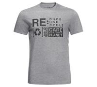 Jack Wolfskin, Nature Relief, T-Shirt, Legierung, S, Mann