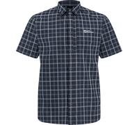 Jack Wolfskin Norbo S|s Kurzarm Herrenshirt night blue checks M night blue checks M