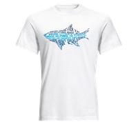 Jack Wolfskin Ocean Life T Men white rush - Größe S