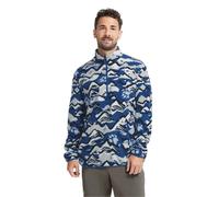 Jack Wolfskin PAW ERA 100 Print Half Zip M mountain paw blue orchid (T0428) S
