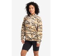 Jack Wolfskin Fleecepullover Paw Era 100 Print Half-Zip braun/beige Damen, Größe L