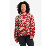 Jack Wolfskin - Women's Paw Era 100 Print Halfzip - Fleecepullover, Gr. XL, rot (MountainPawSirenRed)