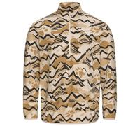 Jack Wolfskin Paw ERA 100 Print HZ Men Fleecepullover Half-Zip mit Print Herren XXXL allover print MOUNTAIN PAW oyster