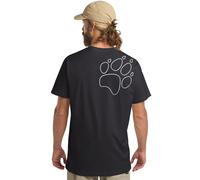 Jack Wolfskin Paw Time T-Shirt Men T-Shirt aus Bio-Baumwolle Herren M miscellaneous black 6001