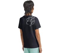 Jack Wolfskin Paw Time T-Shirt Women T-Shirt aus Bio-Baumwolle Damen XS blue dark navy
