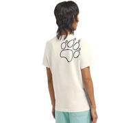 Jack Wolfskin Paw Time T-Shirt Women T-Shirt aus Bio-Baumwolle Damen XS white cotton white