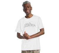 Jack Wolfskin T-Shirt Peak Graphic - Funktionsshirt Kurzarm - Weiß (NewMountainStarkWhite) Gr. S