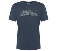 Jack Wolfskin - Peak Graphic T-Shirt - Funktionsshirt, Gr. XL, blau (NewMountainMidnightSky)