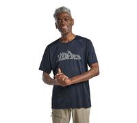 Jack Wolfskin Herren Peak Graphic M T-Shirt, MTN Midnight Sky, S EU