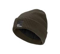 Jack Wolfskin Pergamon Beanie Klassische Strickmütze L obsidian moss
