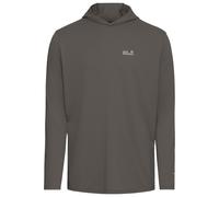 Jack Wolfskin - Prelight Suncool Hoody - Funktionsshirt, Gr. 3XL, braun/grau (Flint)