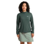 Jack Wolfskin Prelight Suncool Hoody Women Kapuzenpullover mit UV-Schutz und Kühleffekt Damen XS green A65837_E0271_A04