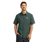 Jack Wolfskin Prelight Suncool Shirt Men Kurzarm Hemd mit UV-Schutz und Kühleffekt Herren S green sago palm