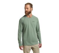 Langarmshirt JACK WOLFSKIN "PRELIGHT SWIFT LS M", Herren, Gr. S (48), grün (eucalyptus), Oberstoff 100% POLYESTER, Shirts (51374243-S) eucalyptus
