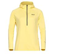 Jack Wolfskin Prelight Trail Hooded Pullover Damen Lemon ice M