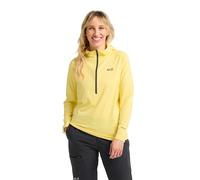 Jack Wolfskin Prelight Trail Hooded Pullover Damen Lemon ice XL