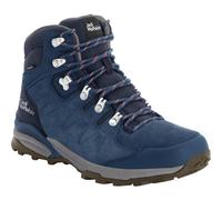 Jack Wolfskin Damen Wanderschuhe Refugio Texapore Mid – wasserdicht, Dunkelblau/Grau 39,5