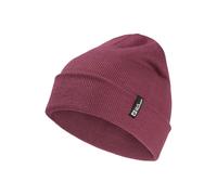 Jack Wolfskin Rib Beanie Strickmütze One Size red raisin