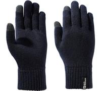 Jack Wolfskin Rib Glove Strick-Handschuhe L blau night blue