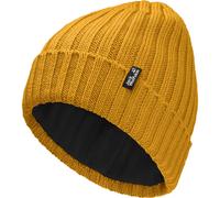 Jack Wolfskin Rib Knit Mütze One Size Burly Yellow Jw