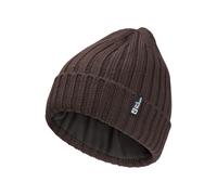 Jack Wolfskin Rib Knit Beanie Strickmütze Peat