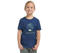 Jack Wolfskin Shirt "Graphic" in Dunkelblau - Größe 152 | Kinder Oberteile