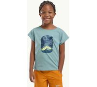 Jack Wolfskin Shirt in Türkis - Größe 116 | Kinder Oberteile